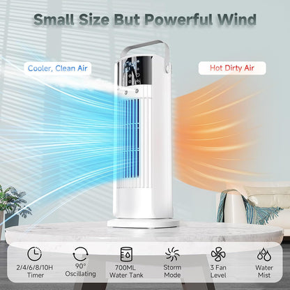 Portable Air Conditioner / Fan (90° Oscillating)
