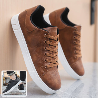 Lace-up Flat Shoes Men's Fashion Casual Shoes